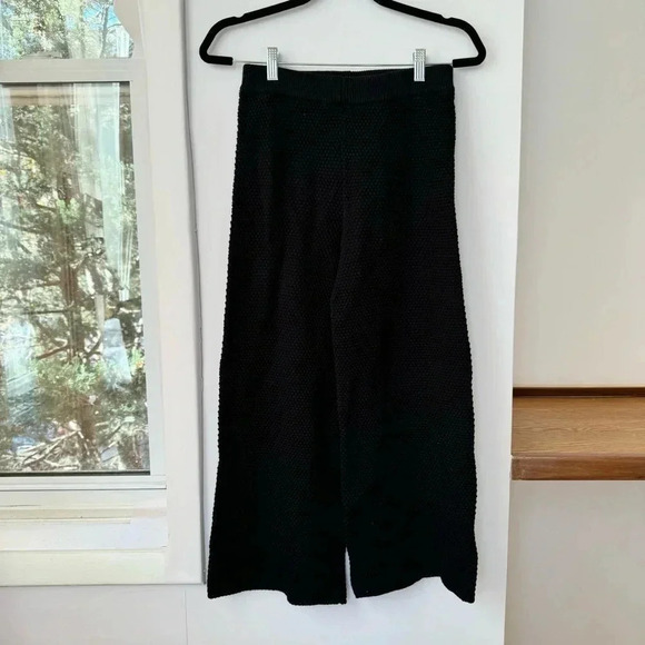 Free People Hailee Sweater Set Matching Two Piece Matching Pullover Pants Black - Picture 8 of 16